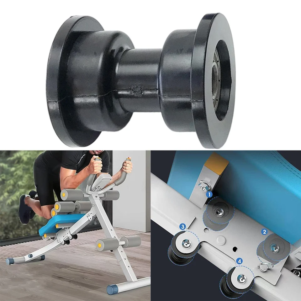 Lot De 4 Roues De Rechange Pour Rameur à Roulettes à Roulement à