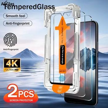 Proteggi schermo in vetro temperato trasparente HD da 2 pezzi per Samsung Galaxy S21 S22 S23 S24 S25 Ultra S25 S24 Plus Pellicola di facile installazione