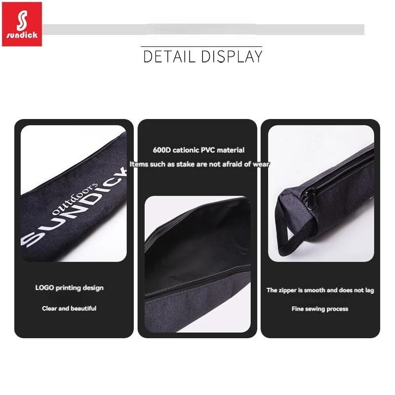 Outdoor Camping Storage Bag Pencil Case Pegs Storage Zipper Round Bag camping storage bag