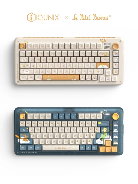 Bluetooth Iqunix-zx75ワイヤレスメカニカルキーボード,3モード,rgb 