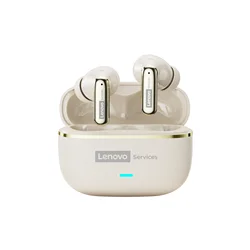 Wireless HIFI Noise - Cancelling Earphones with HD Mic (Beige)