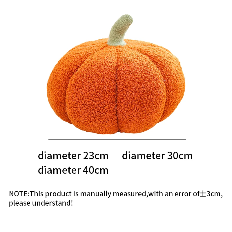 YOMDID Soft Pumpkin Pillow Pumpkin Plush Sofa Cushion Bedroom Halloween Thanks Decor Kids Birthday Gift Baby Soothing Pillow 6