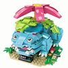 Pokemon Anime Cartoon  Pikachu Bulbasaur Building Blocks Bricks Sets Movie Dolls Model Kids Toys For Children Gift 5