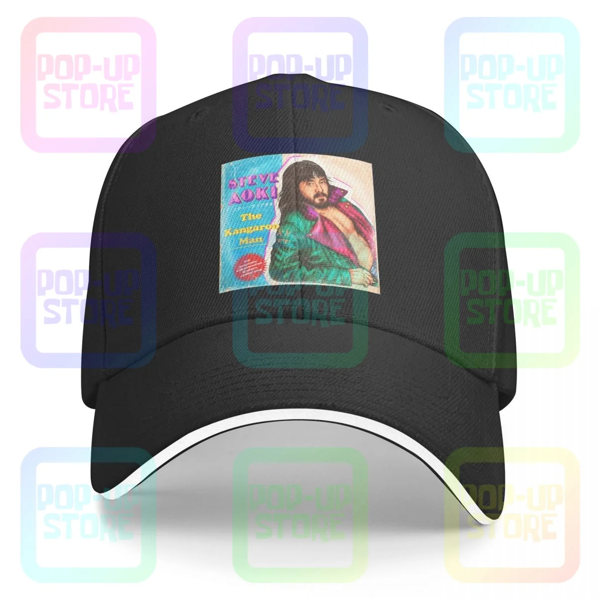 Steve Aoki Sandwich Cap Black Baseball 