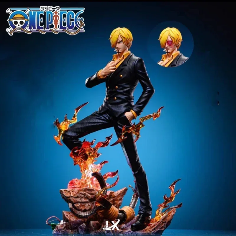 

Фигурка Sanji аниме Vinsmoke, 25 см, экшн-фигурка со сменным лицом, модель детской куклы, украшение для стола