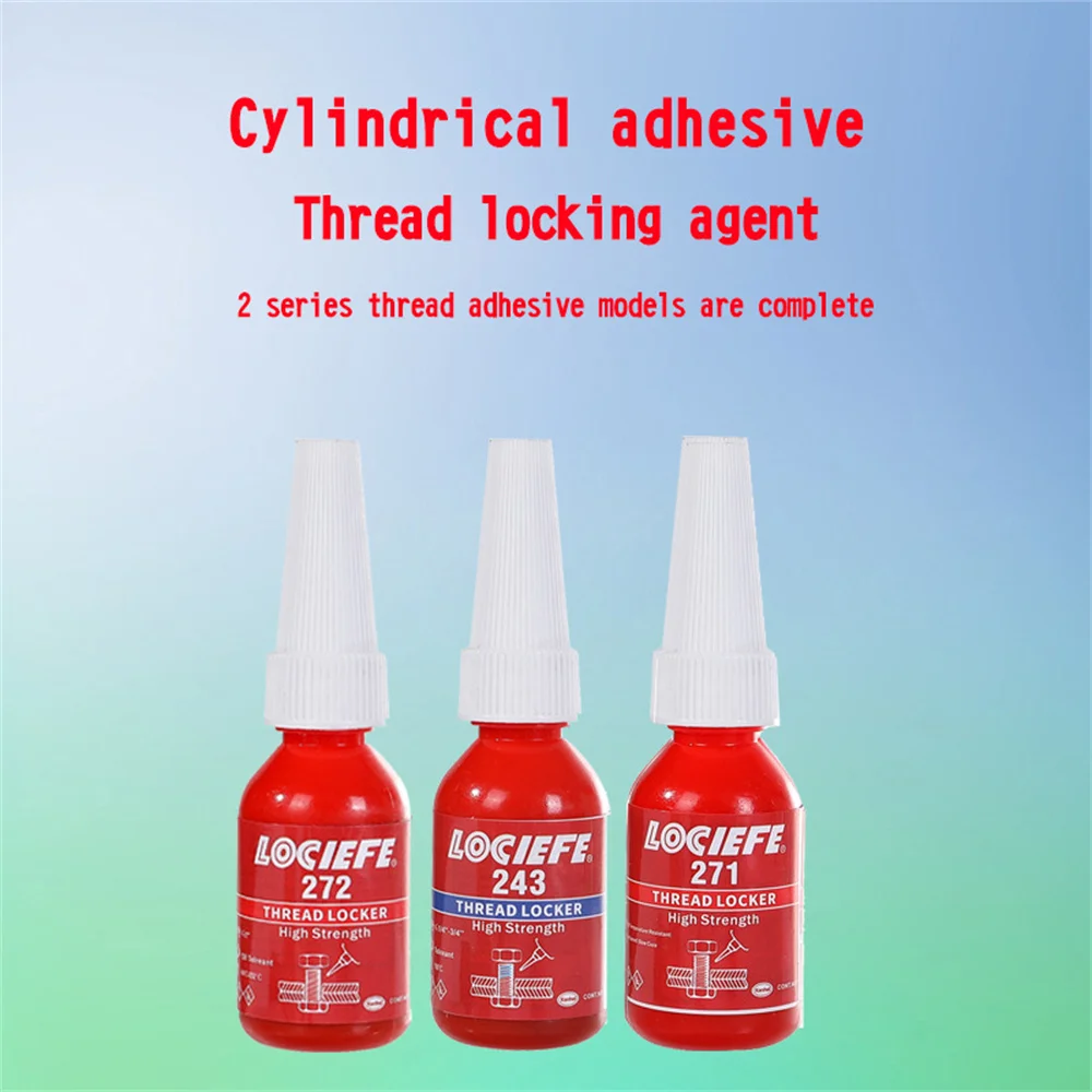Description Picture 5 of item10ml Threadlocker High Strength Anaerobic Adhesive 242 243 263 271 272 Blue Screw Thread Locker Agent Anaerobic Adhesive Glue