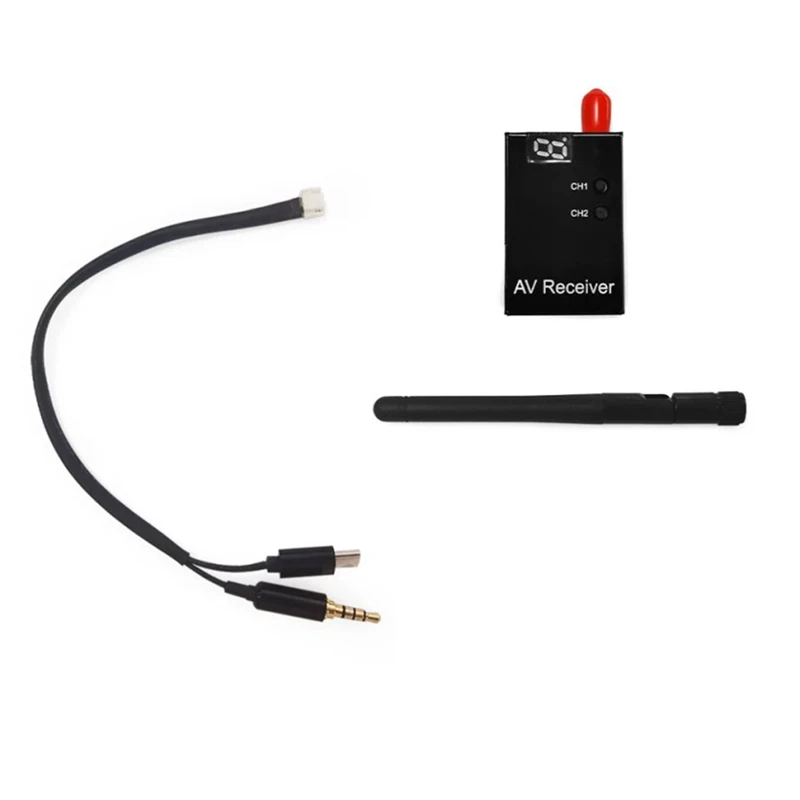 

Беспроводной аудио/видео приемник 708R 5,8G 48CH FPV модуль для передатчика RC8X Легкая установка простота использования