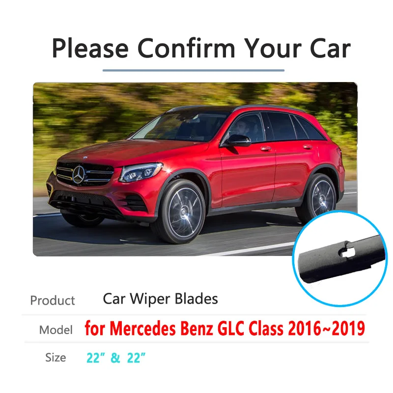 Auto Wischer Klingen für Mercedes Benz GLC Klasse X253 C253 200