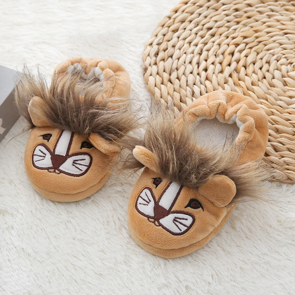 Cute Slippers Toddler Animal Slippers Plush Warm House Shoes