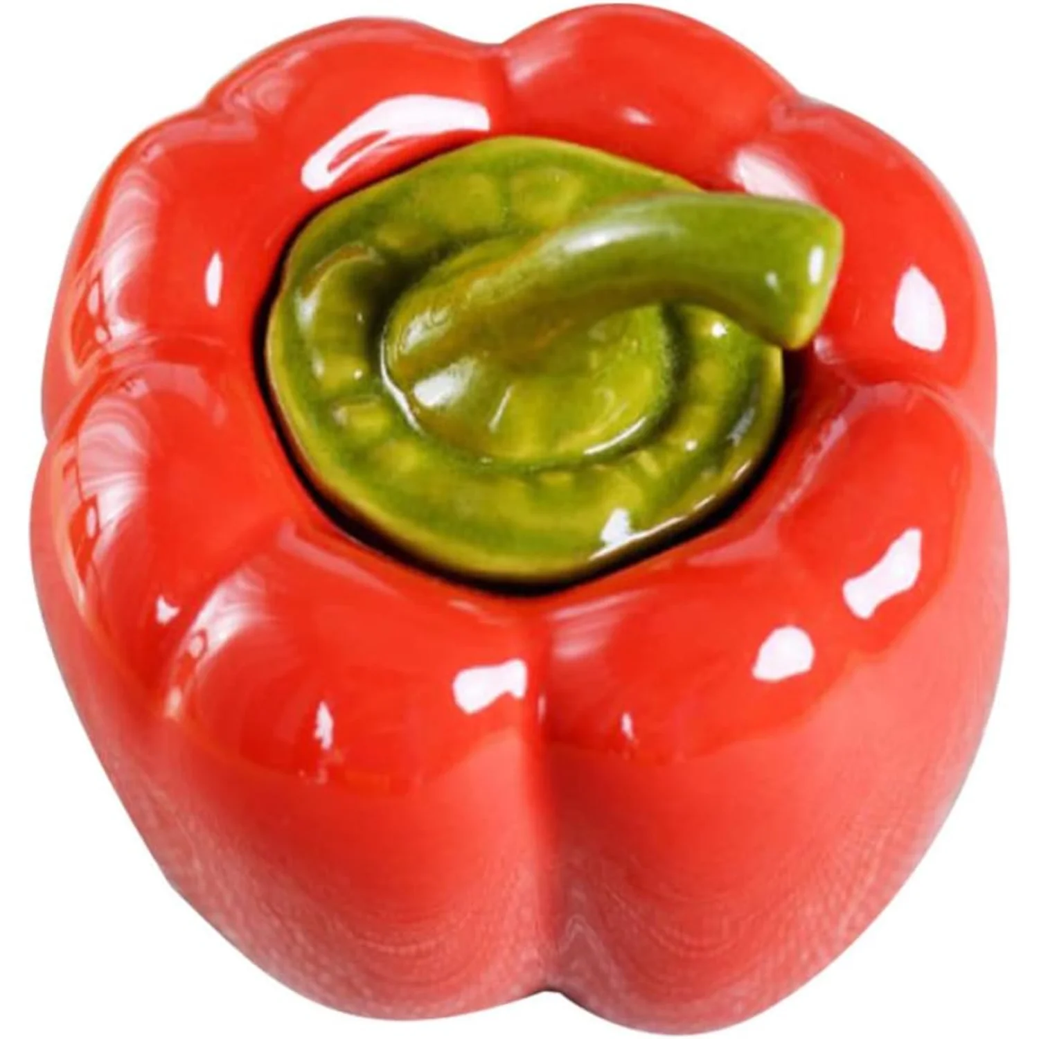 Can Bean Snack Container Red Multipurpose Shaped for Fruit Tank Shape Food Household Ceramic with Sealing Tin Cute Beans Jar