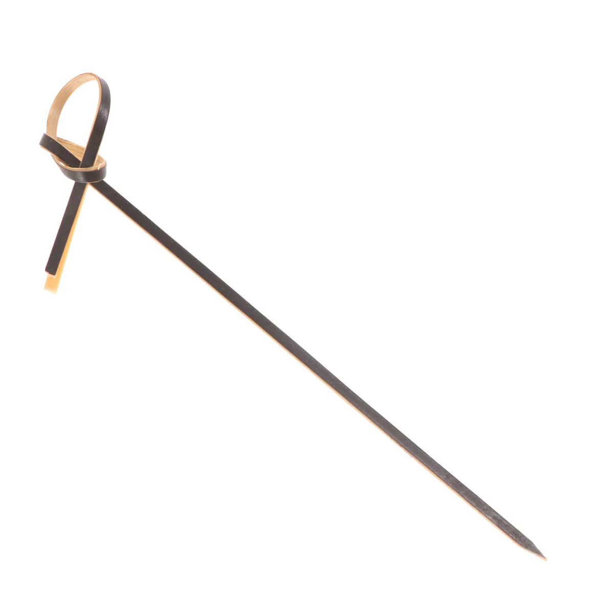 

200 Cocktail Picks With Looped Knot Natural Wood Fruit Garnish Appetizer Skewer Fruit Sandwich Toothpicks For Wedding Bar Party