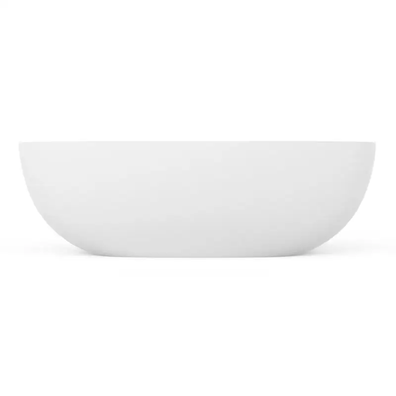71" Solid Surface Freestanding Soaking Tub 3