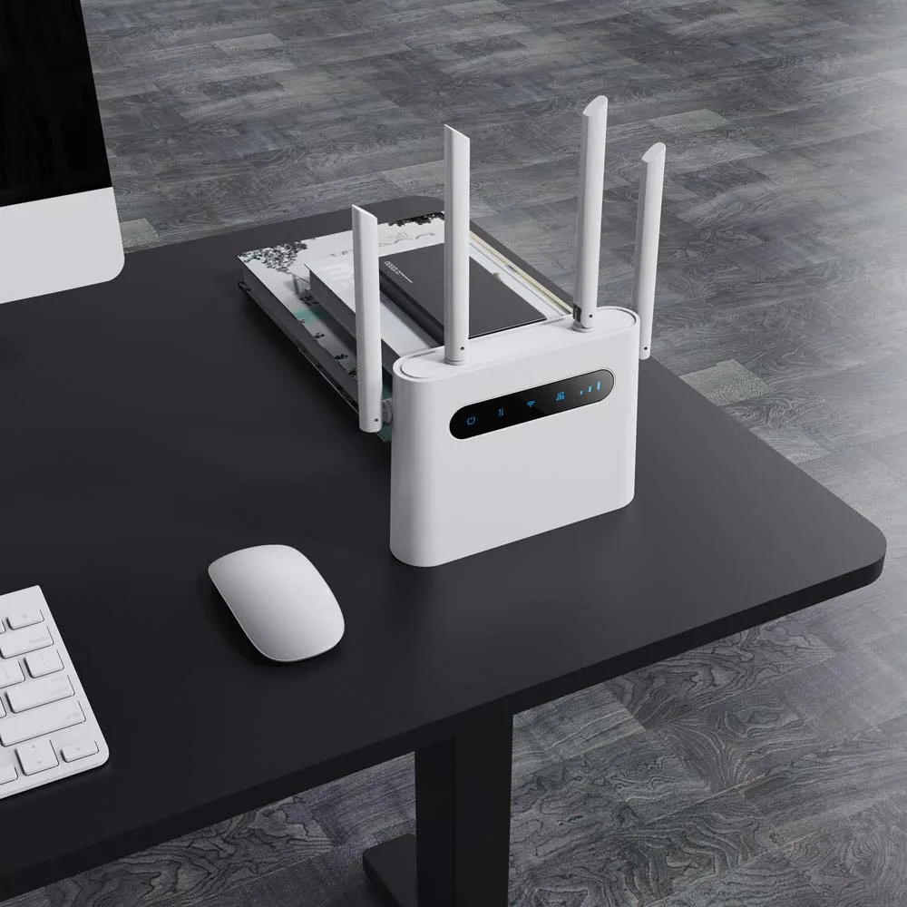 4G SIM card wifi router 4G lte cpe 300m CAT4 32 wifi users RJ45 WAN LAN Indoor Wireless Modem Hotspot Dongle