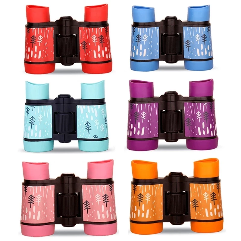 1 Pz 4 X30Mm Bambini Telescopio Binoculare Bambini Apprendimento Educativo Telescopio Campeggio All'Aperto Bird Watching Telescopio Ottico