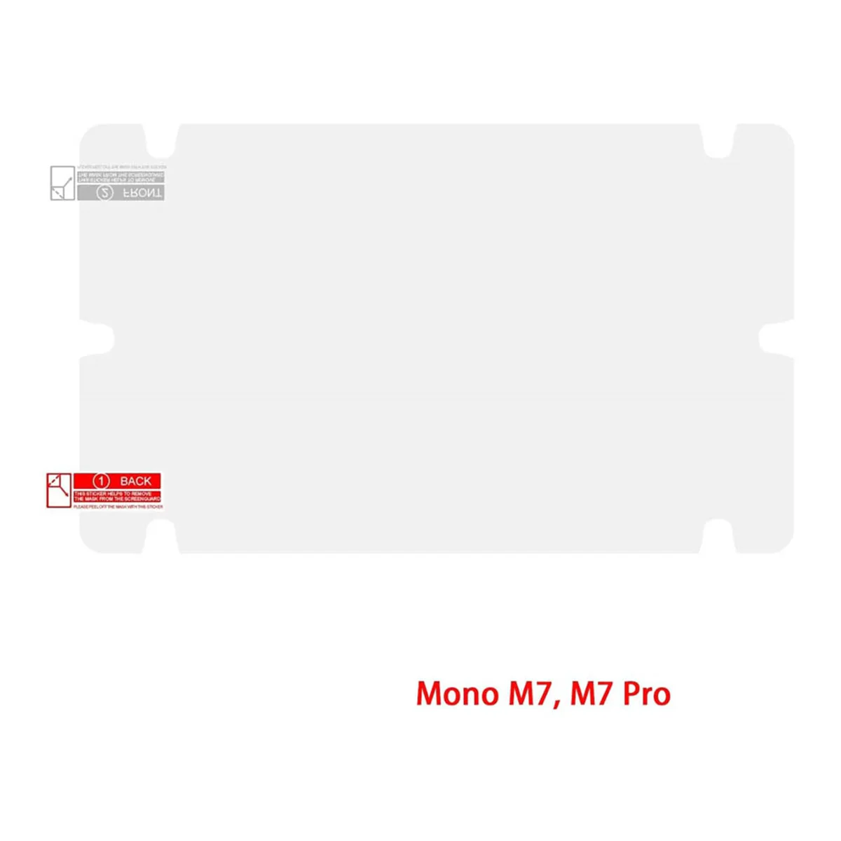 ADP-Photon Mono M7 Pro/M7 LCD 3D 프린터 화면 보호 필름, 5pcs 10.1 인치 3D 프린터 액세서리