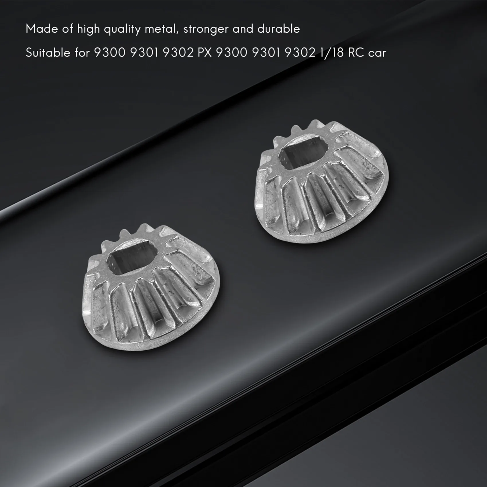 ABZZ-2Pcs Pxtoys PX9300 PX 9300 9301 9302 1/18 RC 자동차 예비 부품 용 변속기 샤프트 PX9300-05B의 베벨 기어
