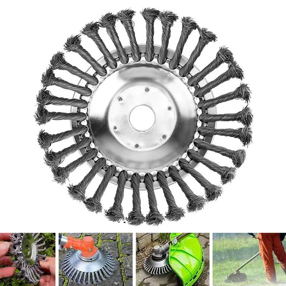 8-Inch Wire Weeding Mower Disc 2