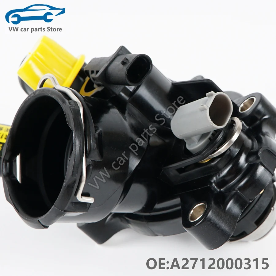 A2712000315 1PCS NEW Thermostat Housing Water Coolant Flange For Mercedes Benz C250 SLK250 2712000315 2712000215 2712000115