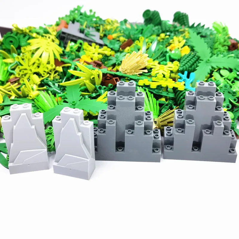 Tree and Plant Building Blocks - Jungle and City Landscape Accessories