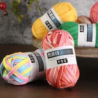 100g Thick Cloth Yarn Soft Colored Yarn for Hand Knitting Woven Bag Carpet DIY Hand-knitted Material 2