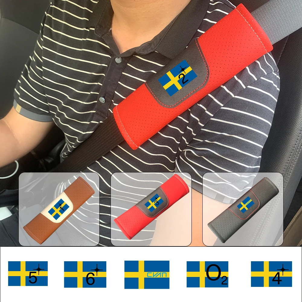 Fodera Per Cintura Di Sicurezza In Vera Pelle Fodera Per Spalle Per Polestar 1 Polestar 2 Polestar 3 Polestar 4 5 6 Polestar O2 Cyan Racing