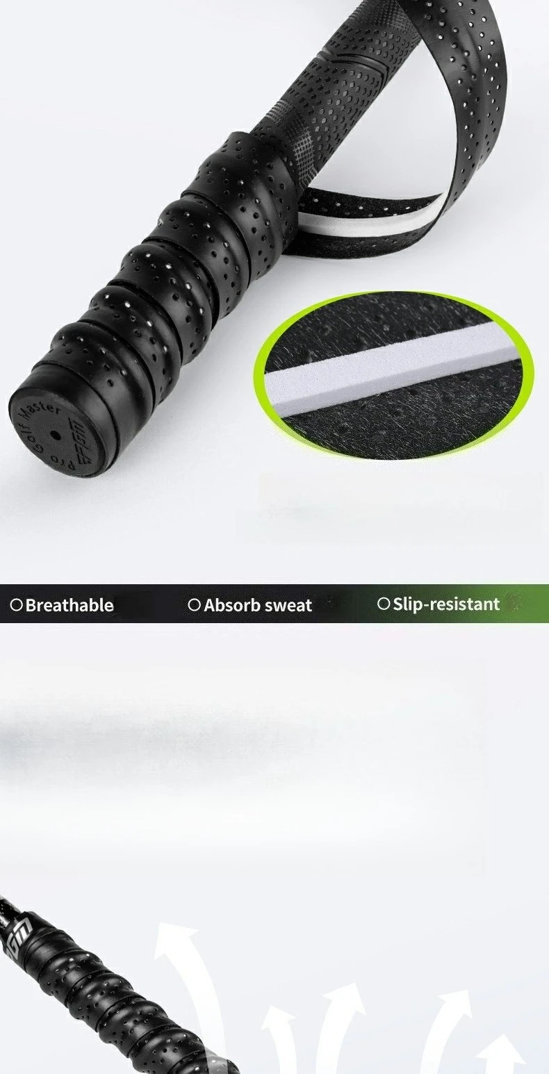 Description Picture 4 of itemPGM 5pcs Golf Clubs Grip Strap Breathable Anti Slip Keel Sweat Absorbing Hand Tape ZP054