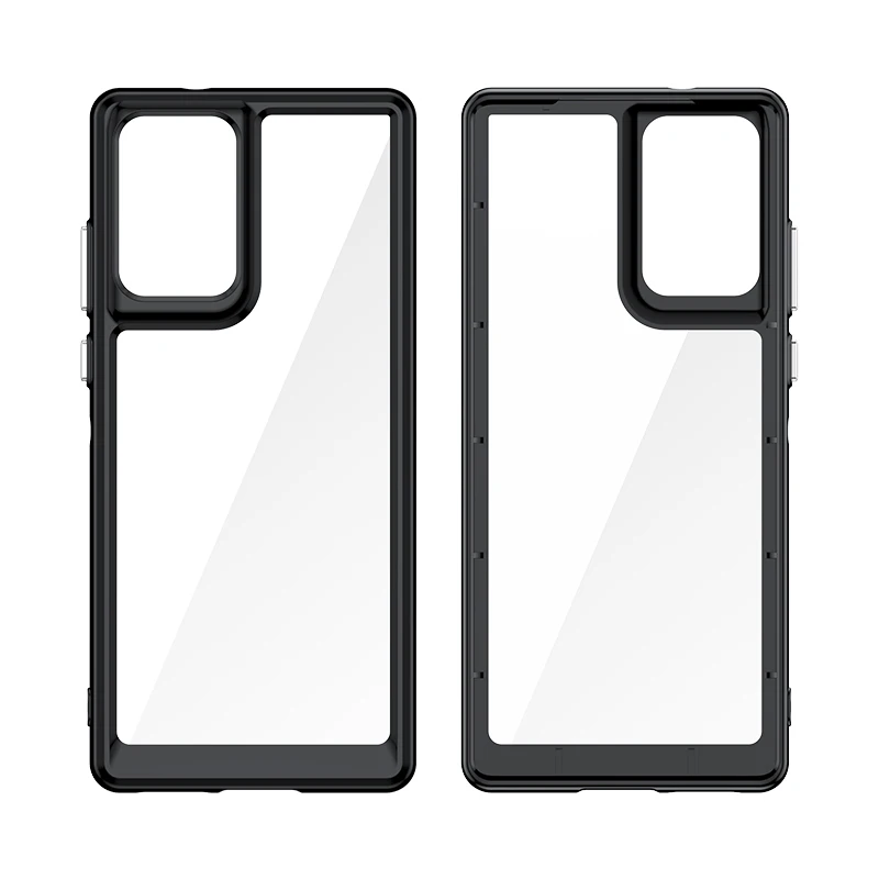 Colorful Transparent TPU Protective Case for Motorola Edge 50 Series