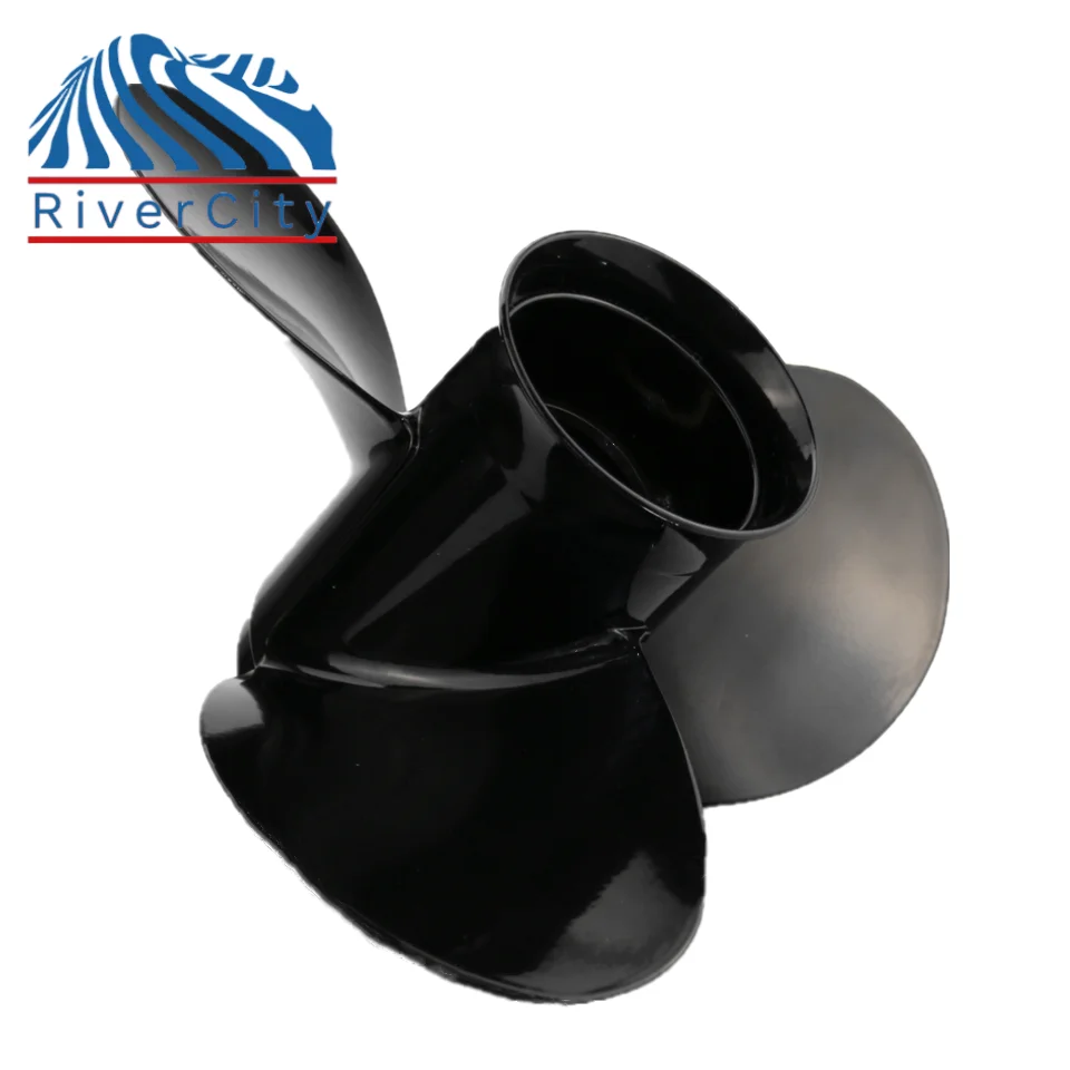 MARKGOO Propeller 9X10.5 RH 8 Spline Tooth For Mercury Black Max Outboard 6 8 9.9 10 15 HP Boat