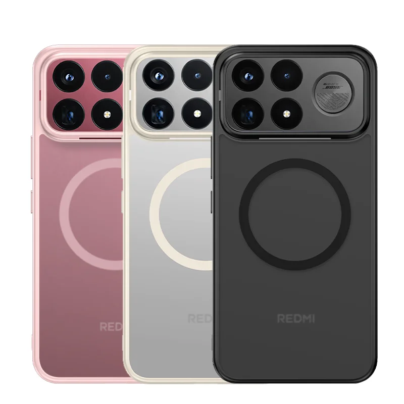 High-Quality Matte Anti-Fingerprint Magnetic Phone Cover with Silky Touch TPU