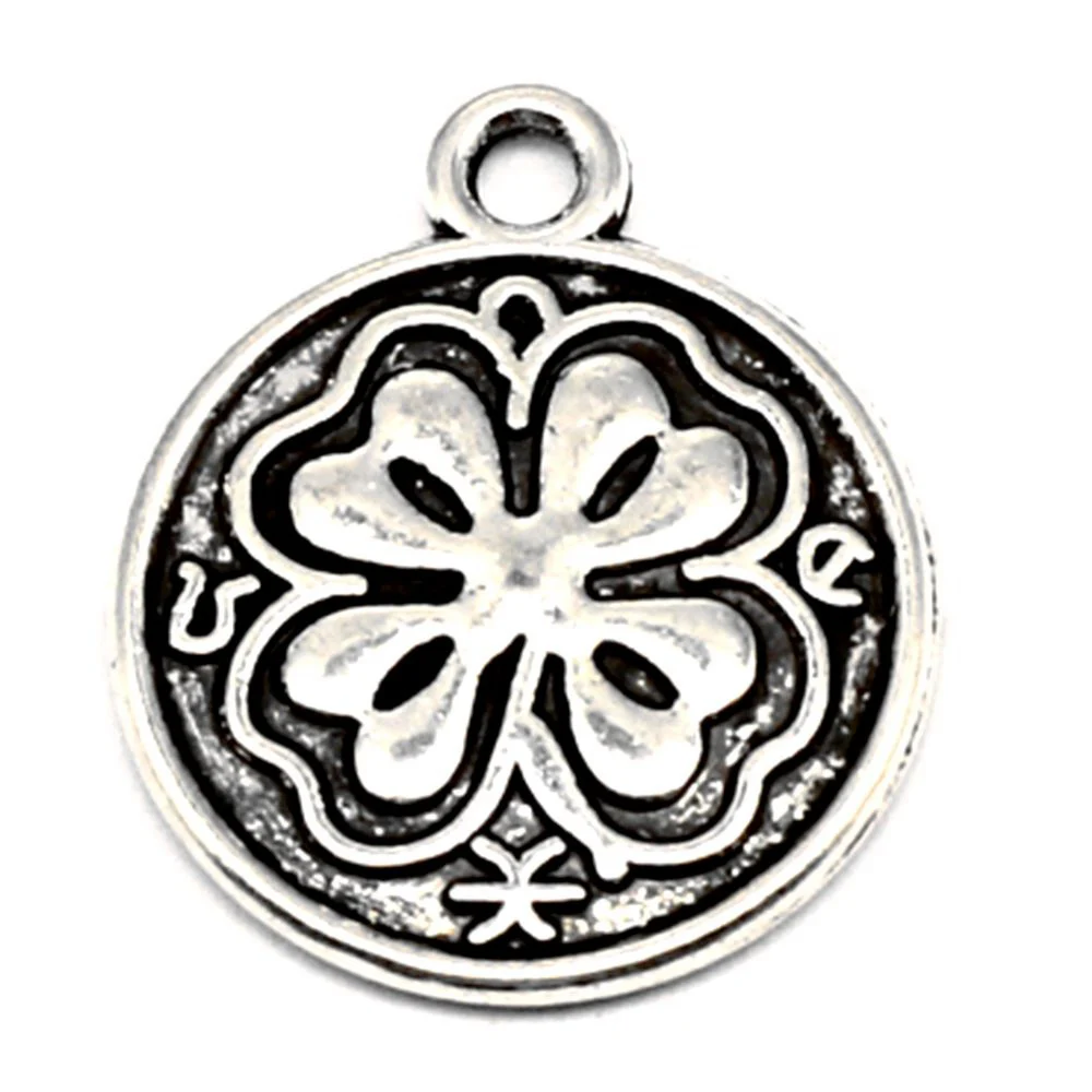 

5 шт., подвеска в виде четырехлистного клевера, 20 х24 мм