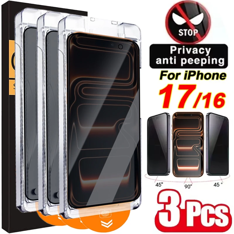 Premium Privacy Screen Protector | Easy Installation | Anti-Spy | HD Clear Tempered Glass