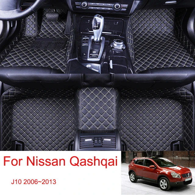 Tapis de voiture pour Nissan Qashqai J10 2006 ~ 2013, coussin de