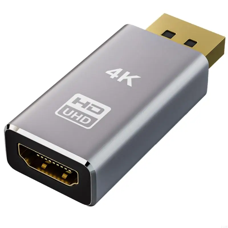 U2JE UHD to Displayport Adapter 4K Active UHD Female to DisplayPort Male Converter Adapter High Speed Converter for Desktop