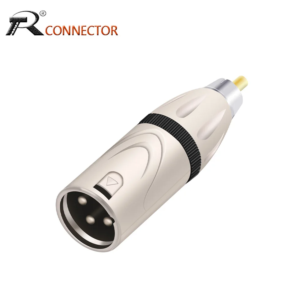 1 шт. RCA штекер на 3 контакта XLR штекер/гнездо переходник Кабель Аудио соединитель конвертер для микрофона динамика микшера