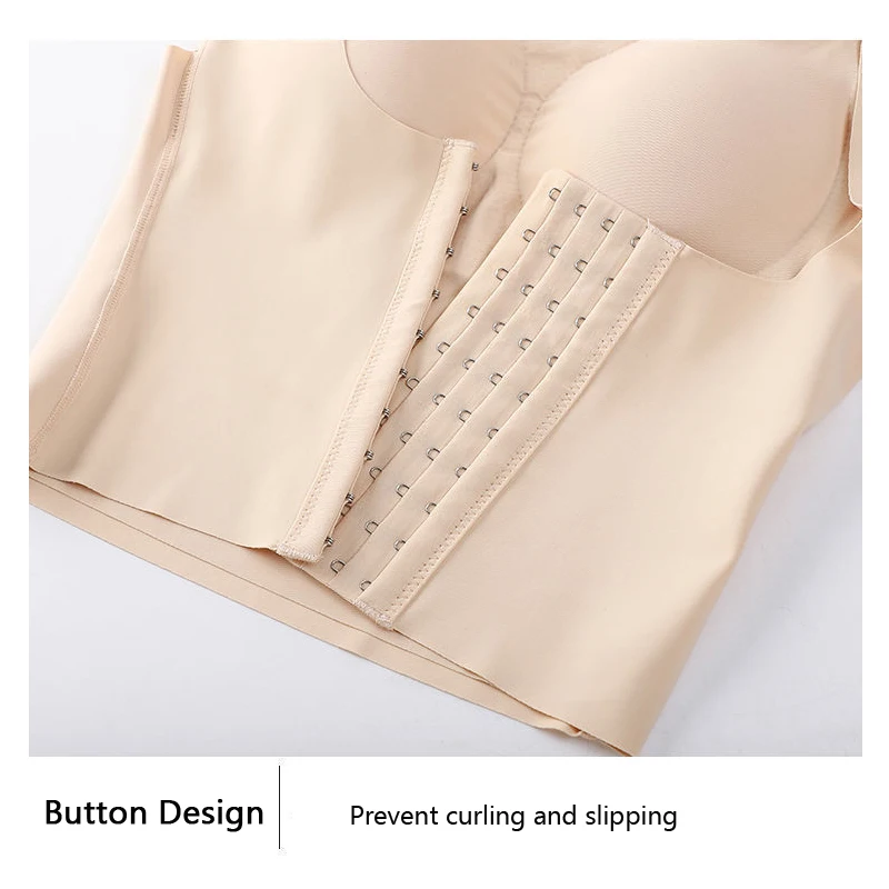 Snatch Bra 3-in-1 Waist Trainer Bra Women's Shapewear Corset Shaper Push Up Waist Buttoned Bra Shapewear Belly Sheath Corrective