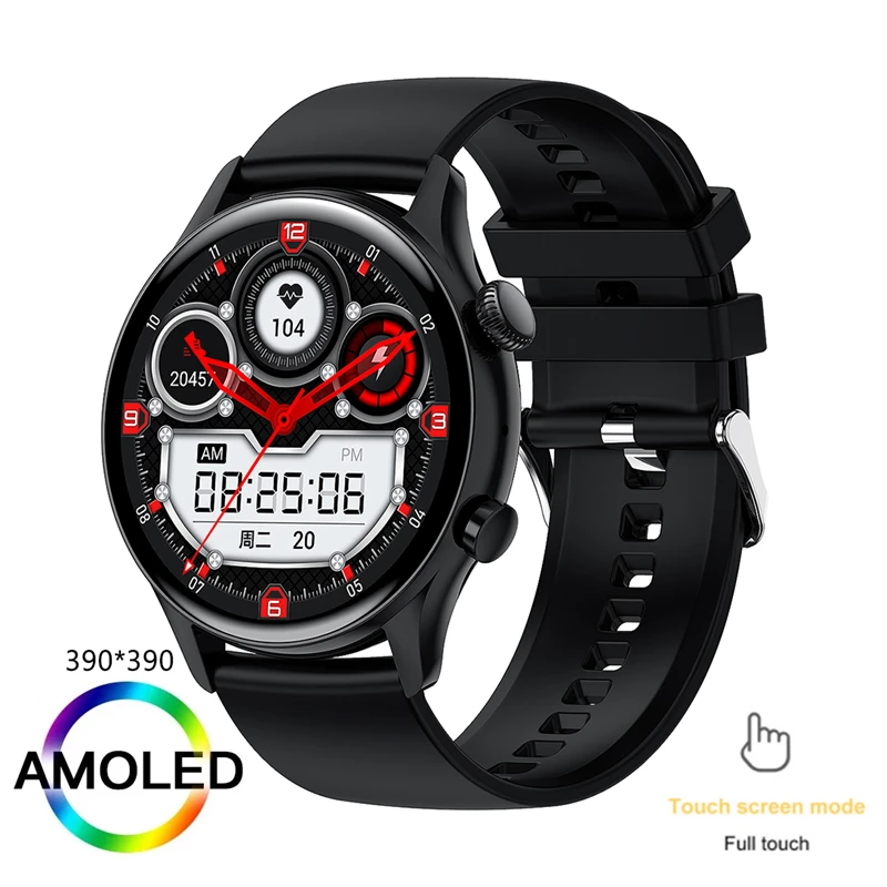 2022 NFC Bluetooth Call Smartwatch Men AMOLED Always display Sports Fitness Clock IP68 Waterproof Smart Watch For Huawei Xiaomi 