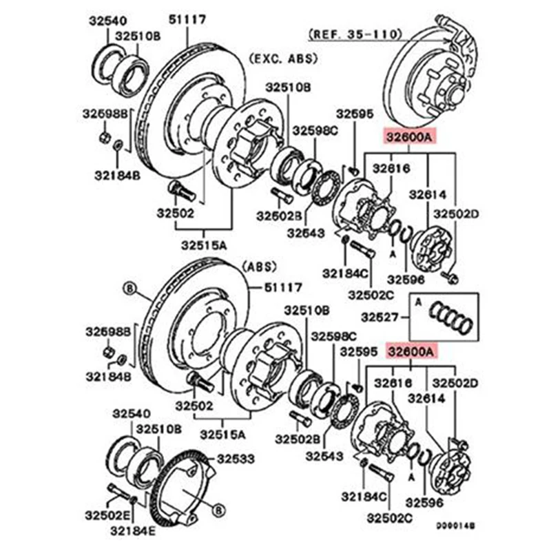 ̾ ׷  2 MK2 V20 V30 V40 Ⱦ Ʈ L200 L300 4x4 4WD MB886389  28    