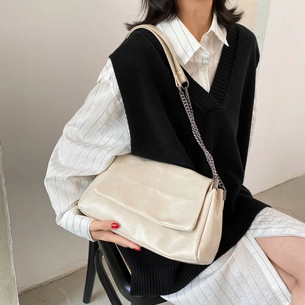 Luxury Handbags for Women Bags Designer Vintage Shoulder Bag New Chain Messenger Bags PU Leather Crossbody Pack Women Purse 2023 2