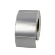 열 전사 블랭크 PET 바코드 라벨 접착 인쇄 라벨 스티커, 실버 종이 롤, 50*25mm * 1500 개