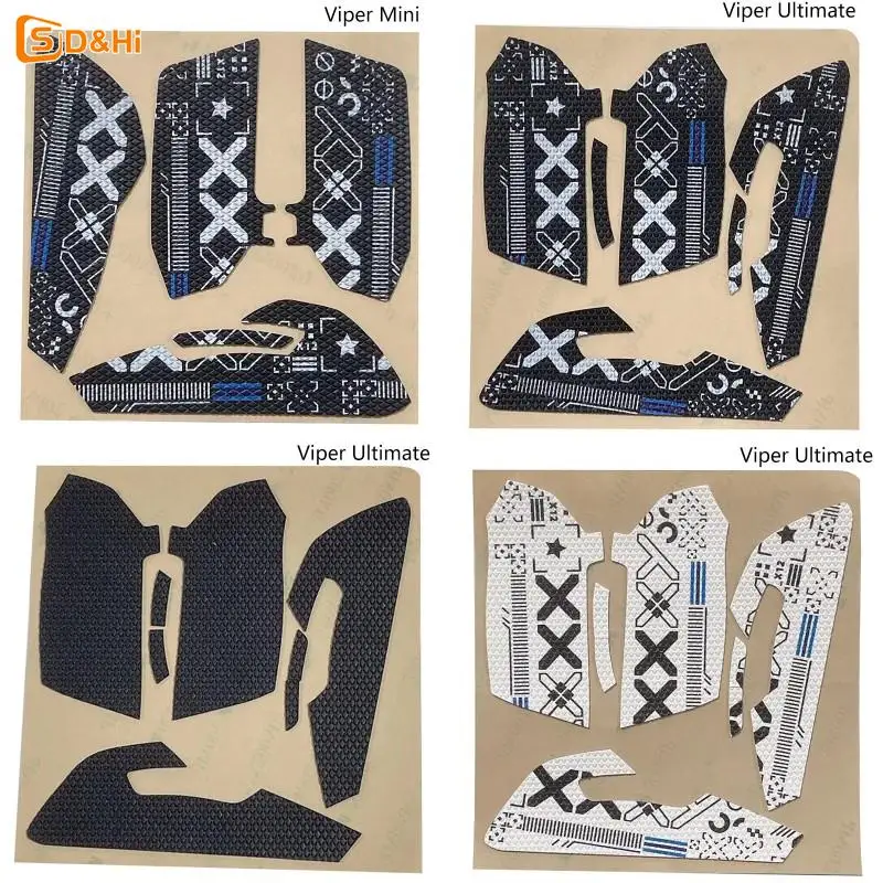 Mouse Grip Tape Skate Handmade Sticker Antiscivolo Suck Sweat Per Razer Viper Ultimate Deathadder V2 Pro Mini Mouse Wireless