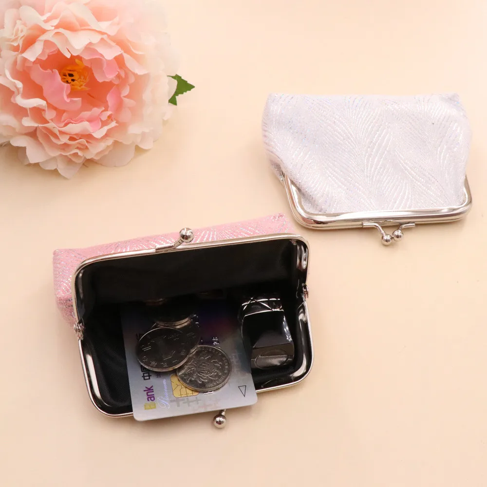 Porte-monnaie Transparent Transparent Pour Femme, Mini Trousse De Maquillage Multifonctionnelle En PVC Avec Fermeture à Baiser Pour Transporter Votre