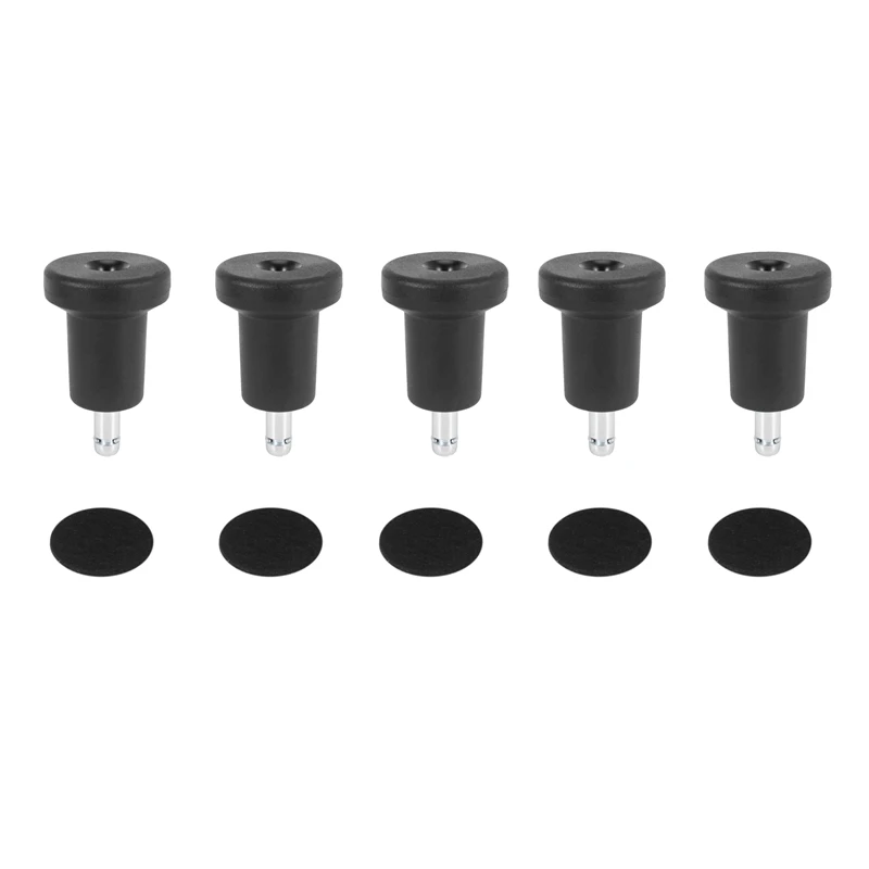 

High Profile Bell Glides Replacement For Office Chair Without Wheels & Bar Stool, Fixed Stationary Caster Glide, 20-Pack