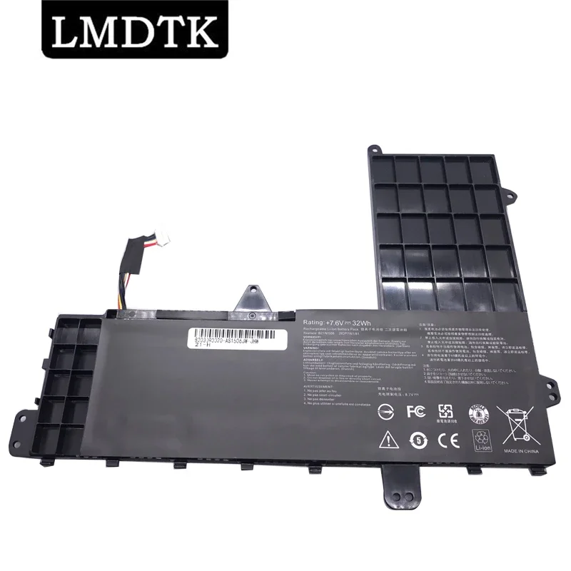 LMDTK New B21N1506 Аккумулятор для ноутбука Asus EeeBook E502M E502MA E502SA VivoBook E502NA 7,6 V 32WH