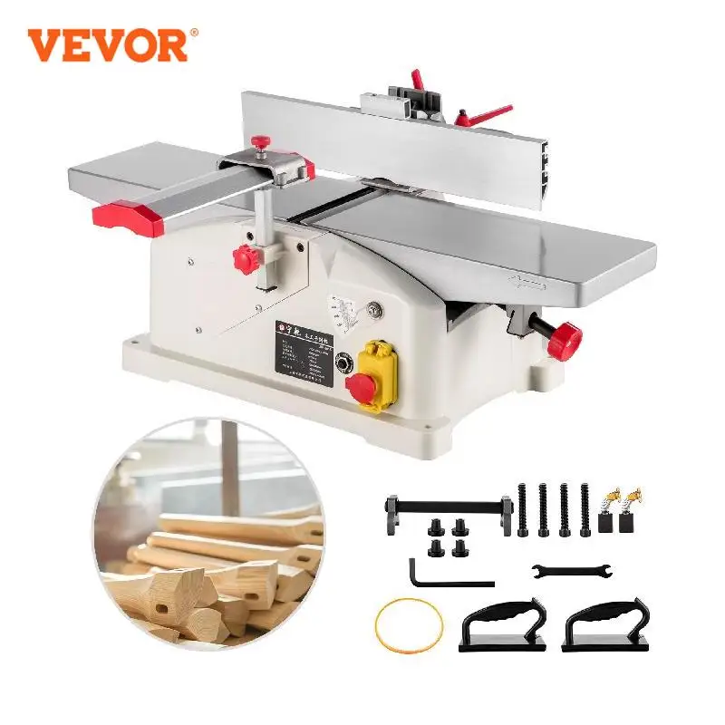 Vevor 220v Woodworking Benchtop Jointer 6 Inch Tabletop Jointer Planer
