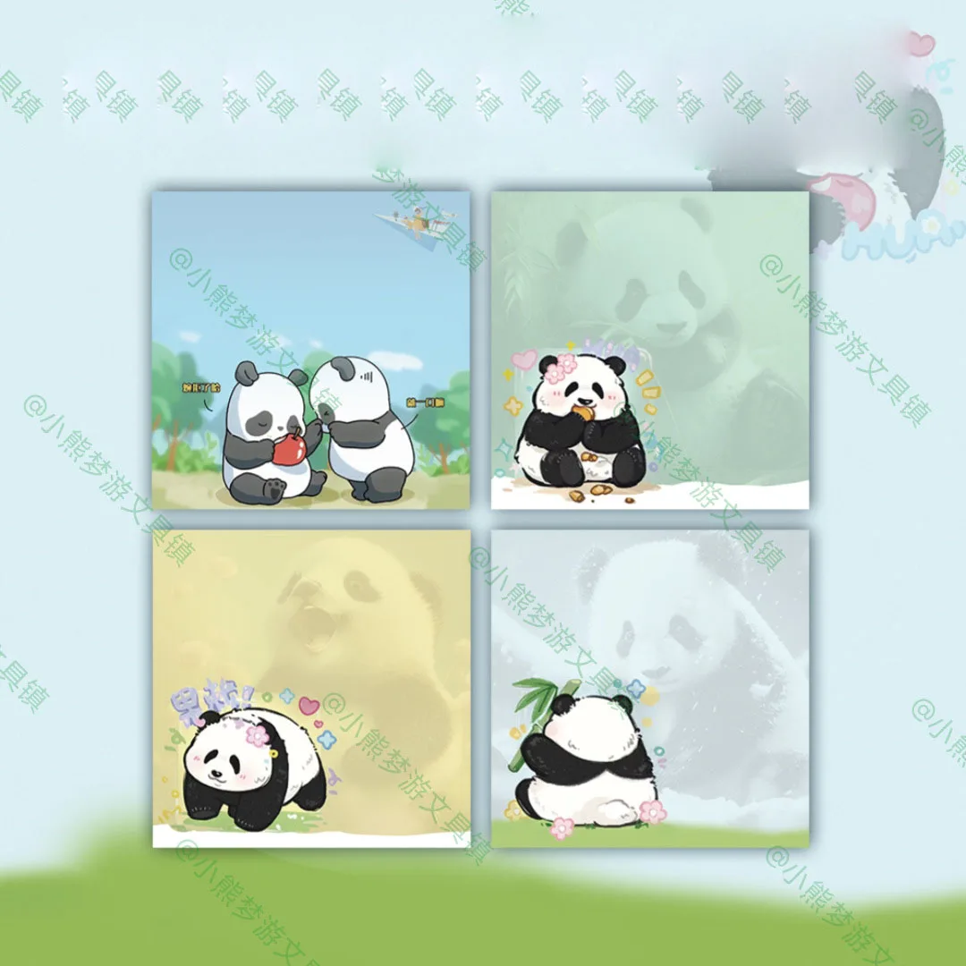 

20 pcs/lot Kawaii Panda Memo Pad Sticky Note Cute N Times Stationery Label Notepad Post Office School Supplies Korean Stationery