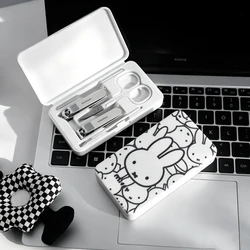 Adorable Rabbit Cartoon Nail Clipper Set - Portable Mini Manicure Kit for Travel and Beauty Care (Rabbit - B - 1pcs)