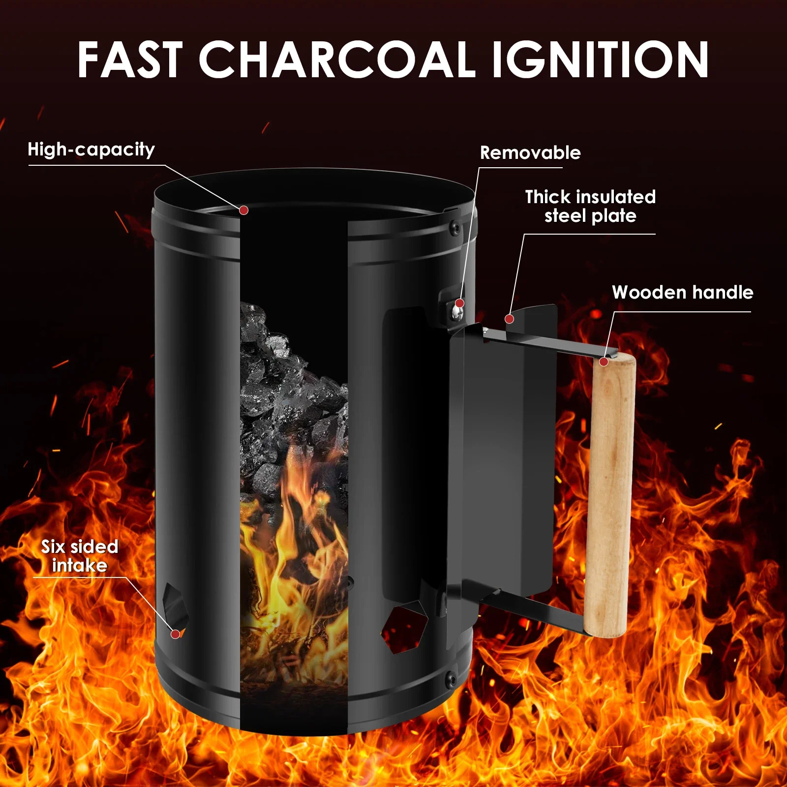 Charcoal Chimney Starter 3