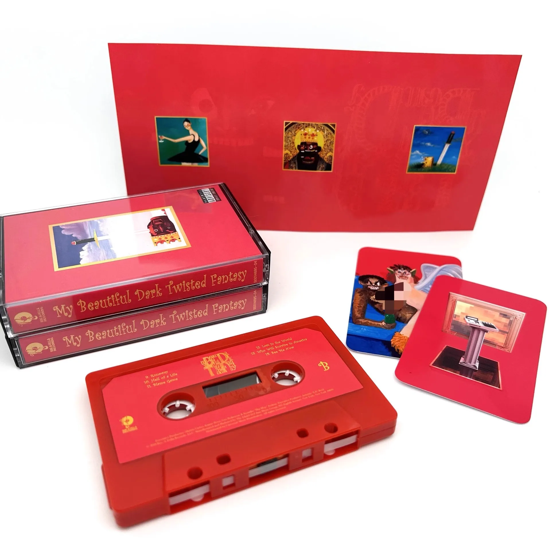 Rap Kanye West YE Music Tape My Beautiful Dark Twisted Fantasy