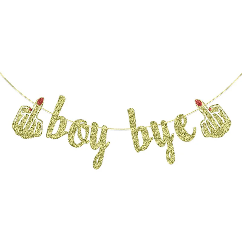 Boy Bye Party Banner, Divorce Party Sign, Break Up Party Decorations