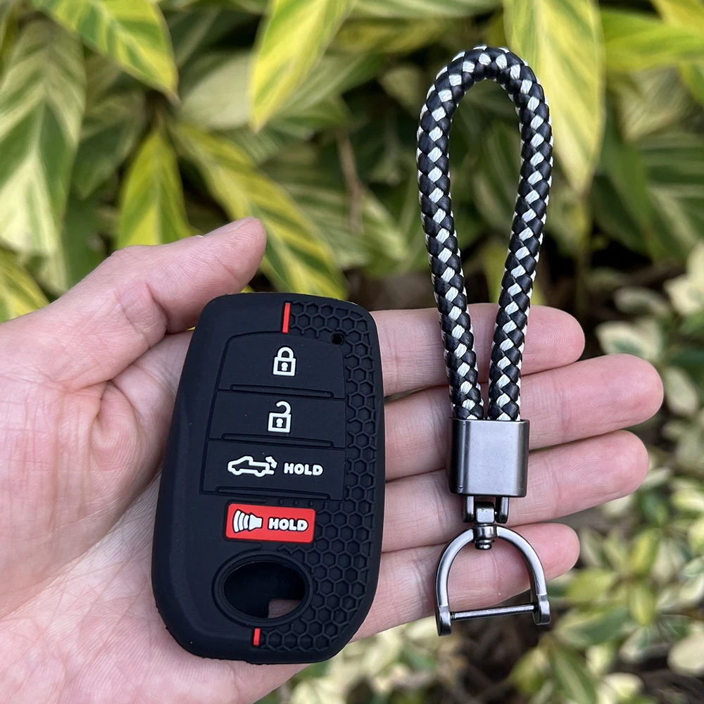Premium Silicone Car Key Case Accessory - Durable & Stylish Protection Cover